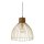 Leuchten Direkt 11489-60 - Chandelier on a string ALAMI 1xE27/25W/230V mango tree