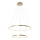 Leuchten Direkt 11525-12 - LED Chandelier on a string CIRCLE 1xLED/18,5W/230V + LED/23,5W