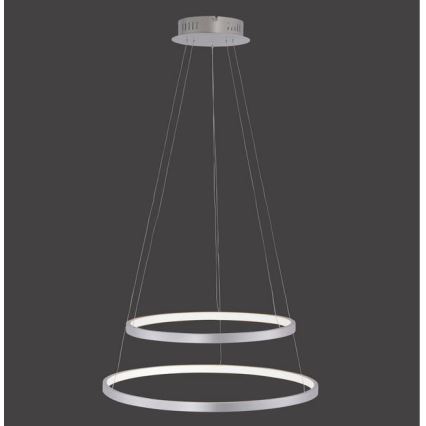 Leuchten Direkt 11525-21 - LED chandelier on a string CIRCLE 1xLED/15W/230V + LED/25W