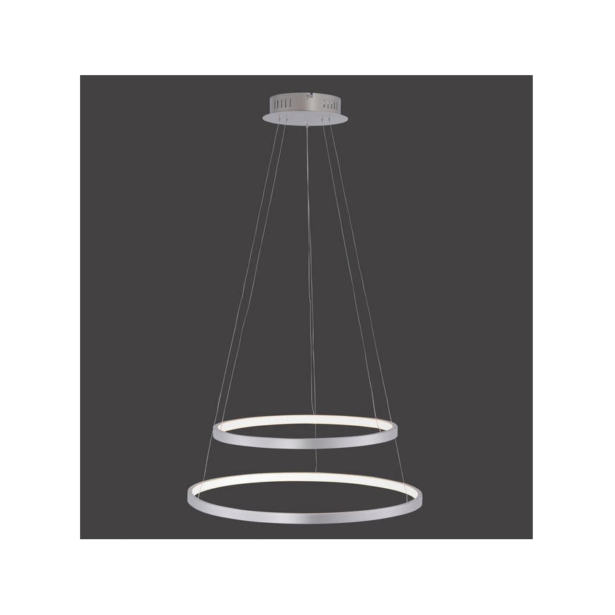 Leuchten Direkt 11525-21 - LED chandelier on a string CIRCLE 1xLED/15W/230V + LED/25W