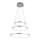 Leuchten Direkt 11526-55 - LED Dimming chandelier on a string CIRCLE 1xLED/13,5W/230V + LED/19,5W + LED/24W