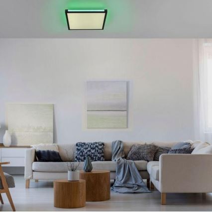 Leuchten Direkt 11621-18 - LED RGB Dimmable ceiling light MARIO LED/24W/230V 2700-5000K + remote control