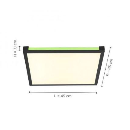 Leuchten Direkt 11621-18 - LED RGB Dimmable ceiling light MARIO LED/24W/230V 2700-5000K + remote control