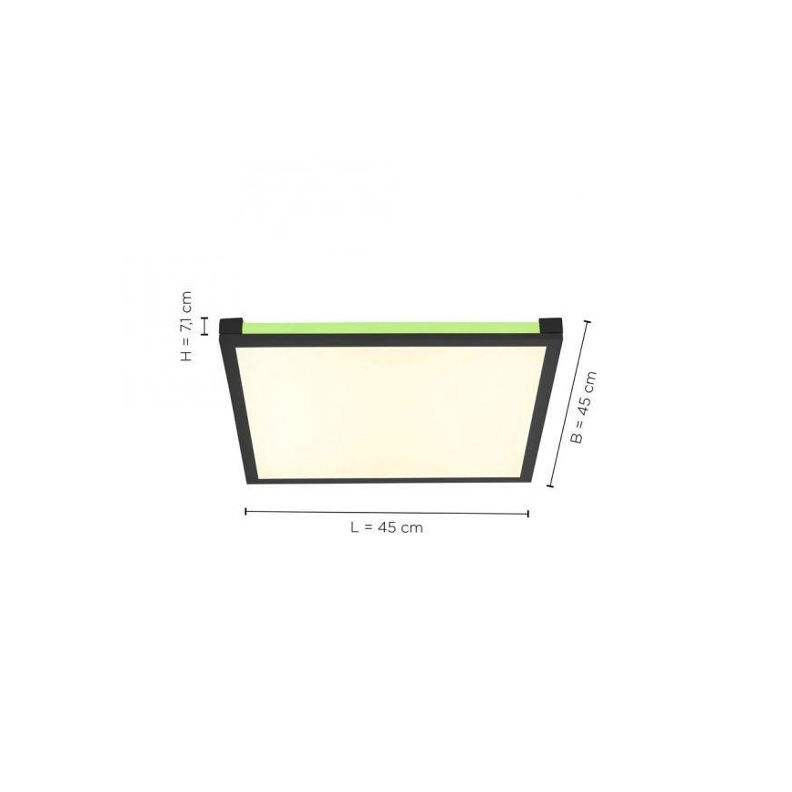 Leuchten Direkt 11621-18 - LED RGB Dimmable ceiling light MARIO LED/24W/230V 2700-5000K + remote control