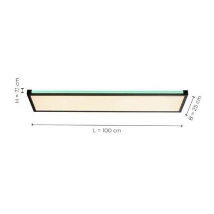 Leuchten Direkt 11622-18 - LED RGB Dimmable ceiling light MARIO LED/29W/230V 2700-5000K + remote control