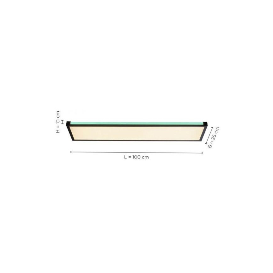 Leuchten Direkt 11622-18 - LED RGB Dimmable ceiling light MARIO LED/29W/230V 2700-5000K + remote control