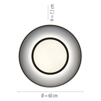 Leuchten Direkt 11627-18 - LED RGB Dimmable light ARENDA LED/31W/230V 2700-5000K + remote control