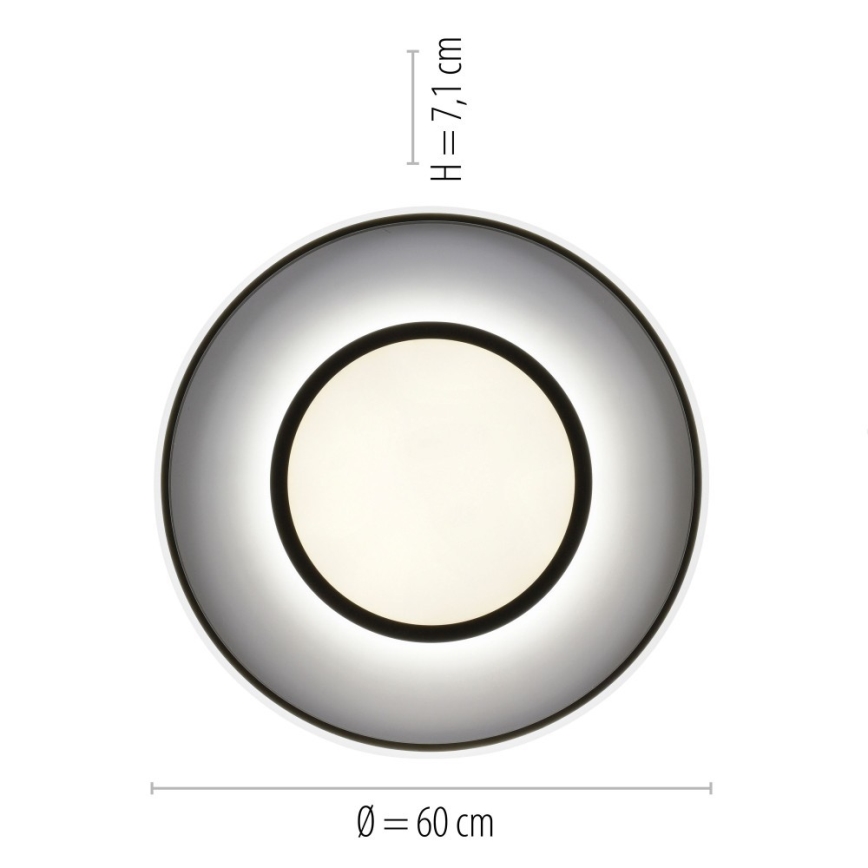 Leuchten Direkt 11627-18 - LED RGB Dimmable light ARENDA LED/31W/230V 2700-5000K + remote control