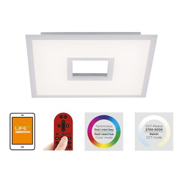 Leuchten Direkt 11645-16 - LED RGB Dimmable ceiling light RECESS LED/22,5W/230V + LED/5W + remote control