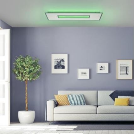 Leuchten Direkt 11646-16 - LED RGB Dimmable ceiling light RECESS 1xLED/41W/230V + 1xLED/7,5W + remote control