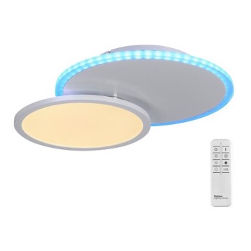 Leuchten Direkt 11662-16 - LED RGB Dimmable ceiling light ARENDA LED/21W/230V + remote control