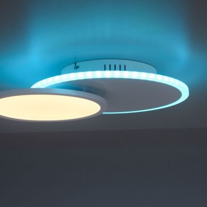 Leuchten Direkt 11662-16 - LED RGB Dimmable ceiling light ARENDA LED/21W/230V + remote control