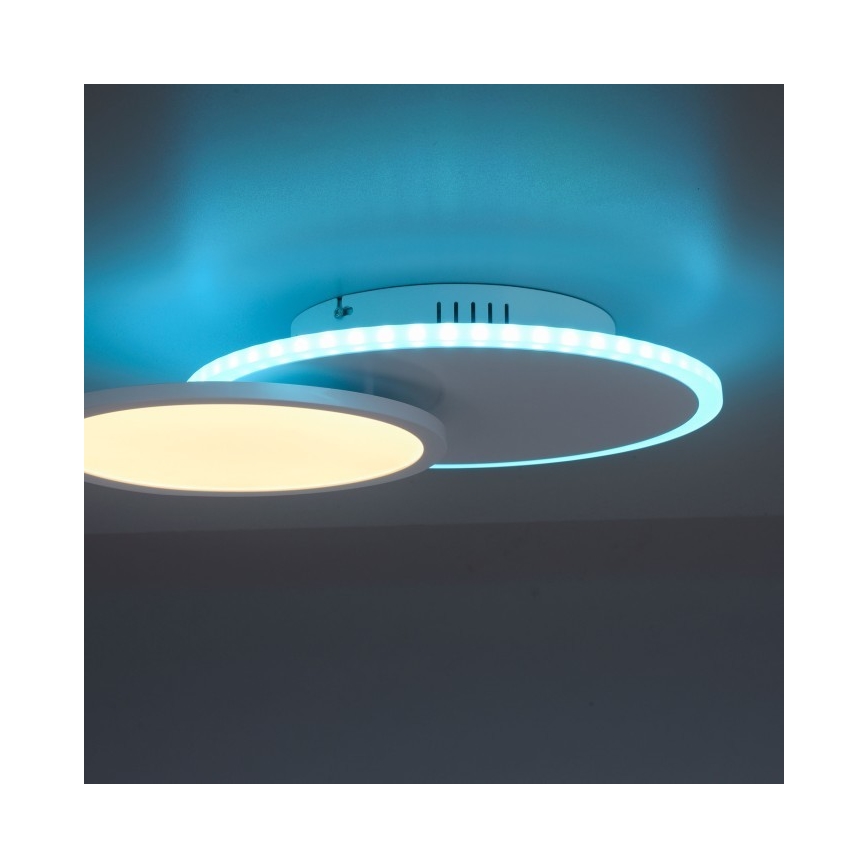 Leuchten Direkt 11662-16 - LED RGB Dimmable ceiling light ARENDA LED/21W/230V + remote control