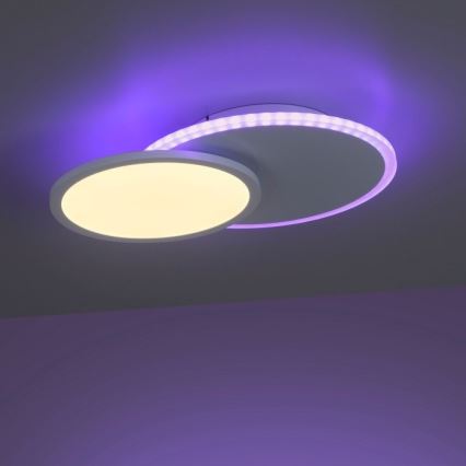 Leuchten Direkt 11662-16 - LED RGB Dimmable ceiling light ARENDA LED/21W/230V + remote control