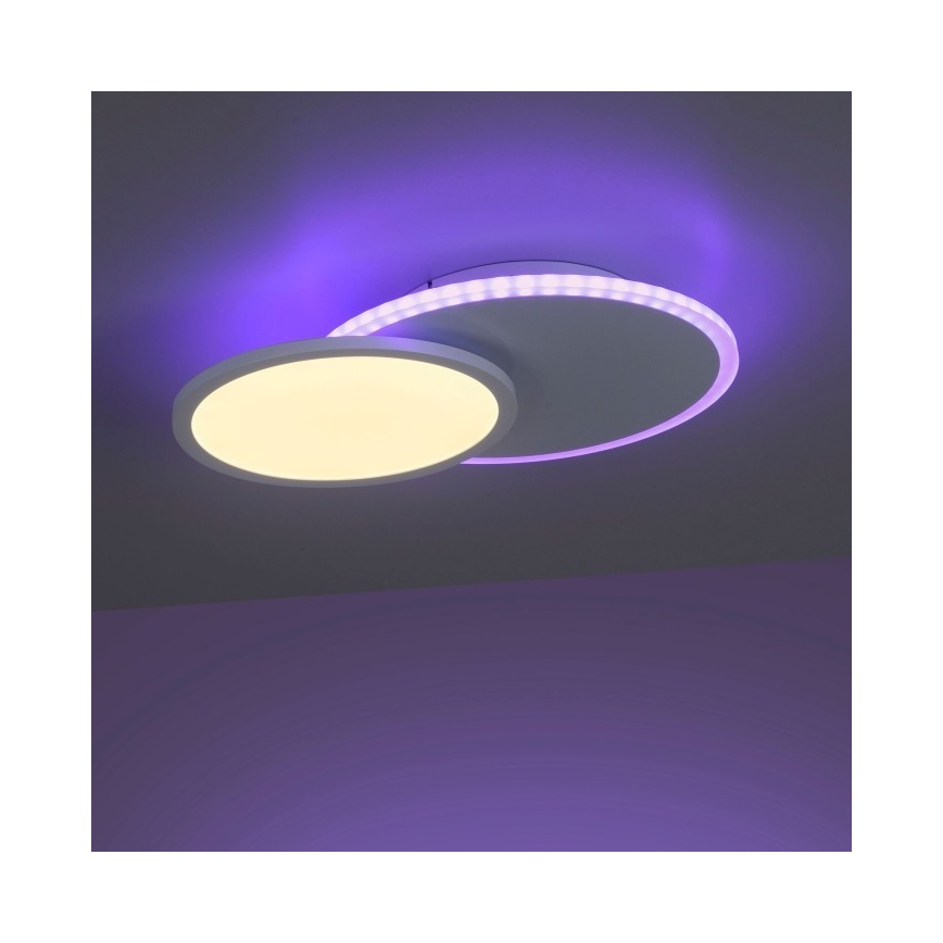 Leuchten Direkt 11662-16 - LED RGB Dimmable ceiling light ARENDA LED/21W/230V + remote control