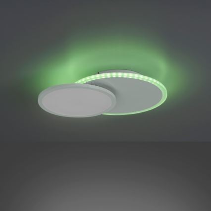 Leuchten Direkt 11662-16 - LED RGB Dimmable ceiling light ARENDA LED/21W/230V + remote control