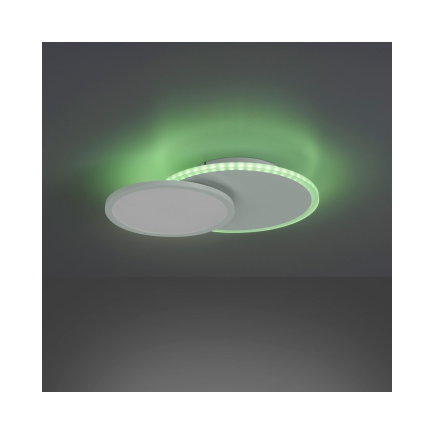 Leuchten Direkt 11662-16 - LED RGB Dimmable ceiling light ARENDA LED/21W/230V + remote control