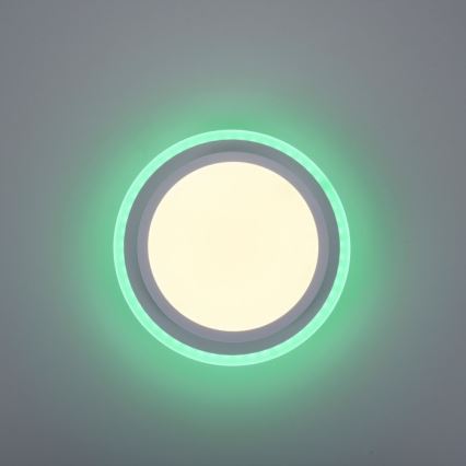 Leuchten Direkt 11662-16 - LED RGB Dimmable ceiling light ARENDA LED/21W/230V + remote control