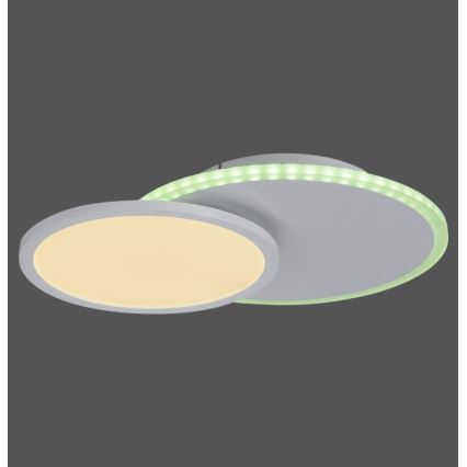 Leuchten Direkt 11662-16 - LED RGB Dimmable ceiling light ARENDA LED/21W/230V + remote control
