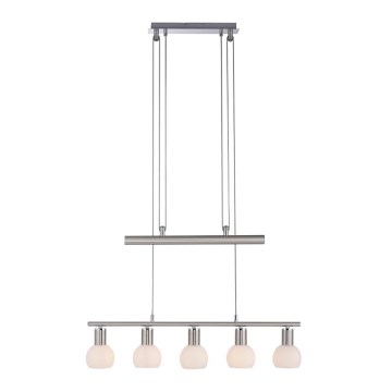 Leuchten Direkt 11939-55 - Chandelier on a string BENEDIKT 5xE14/40W/230V