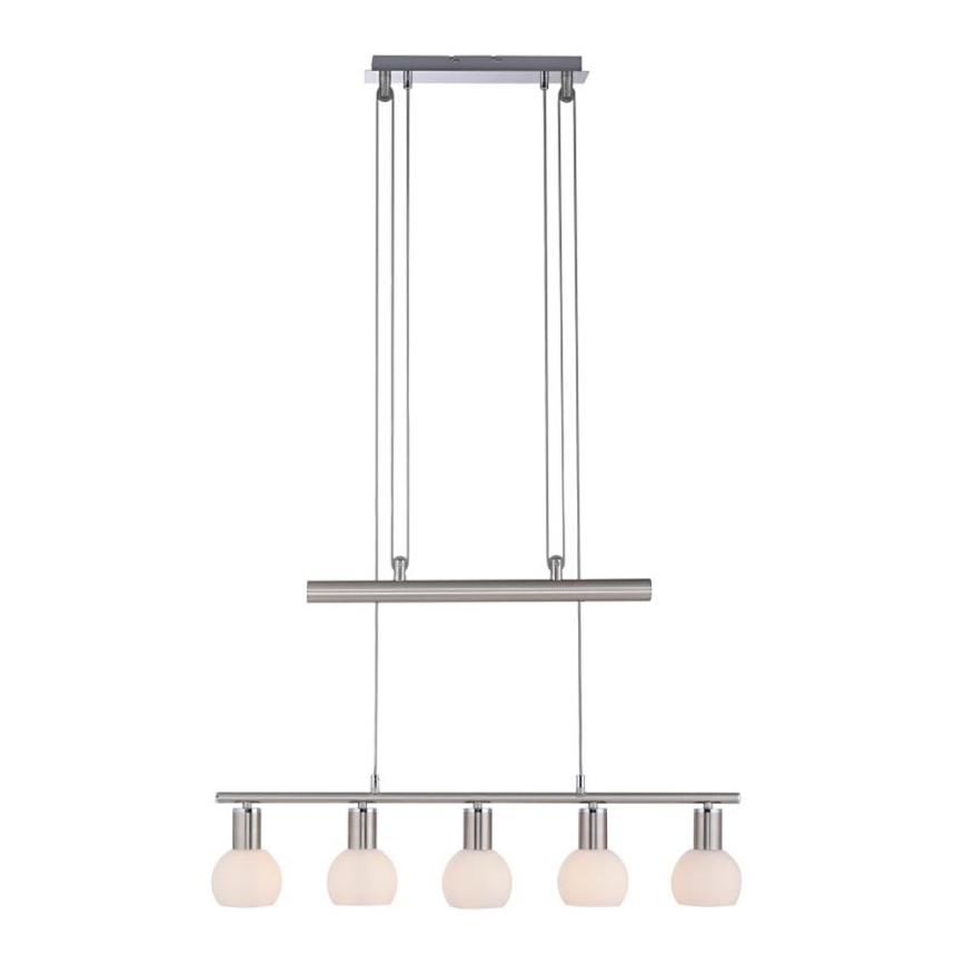 Leuchten Direkt 11939-55 - Chandelier on a string BENEDIKT 5xE14/40W/230V