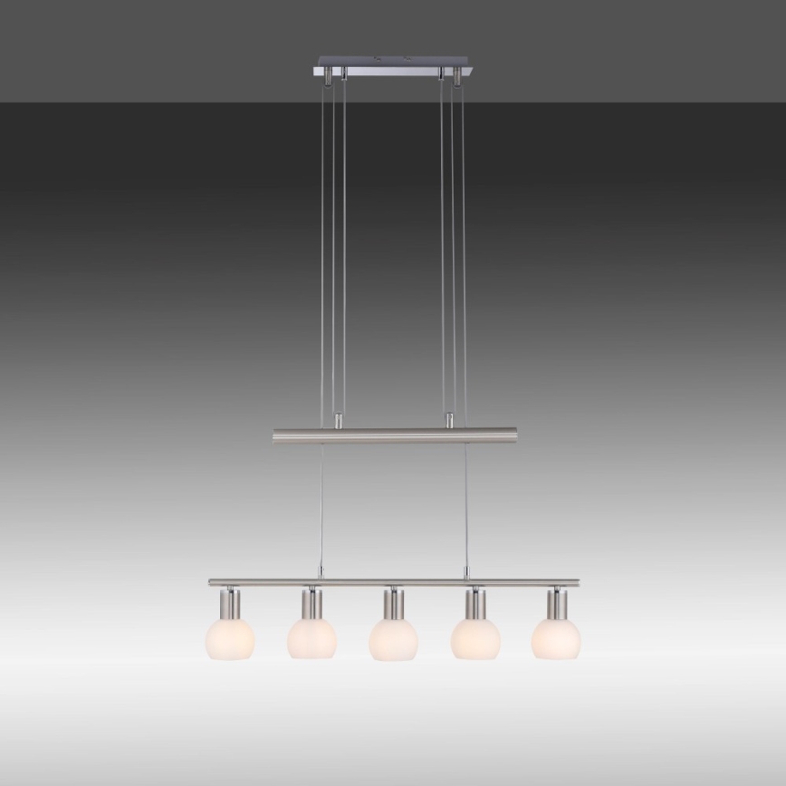 Leuchten Direkt 11939-55 - Chandelier on a string BENEDIKT 5xE14/40W/230V