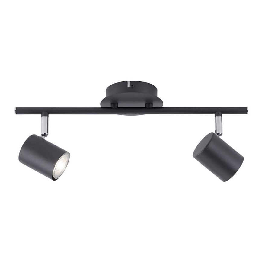 Leuchten Direkt 11942-13 - LED Spotlight TARIK 2xGU10/5W/230V anthracite