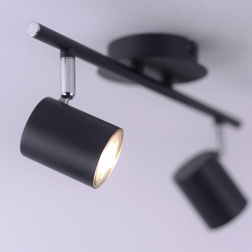 Leuchten Direkt 11942-13 - LED Spotlight TARIK 2xGU10/5W/230V anthracite