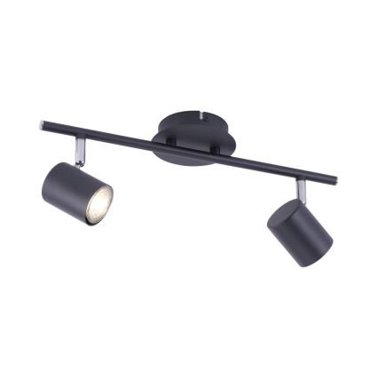 Leuchten Direkt 11942-13 - LED Spotlight TARIK 2xGU10/5W/230V anthracite