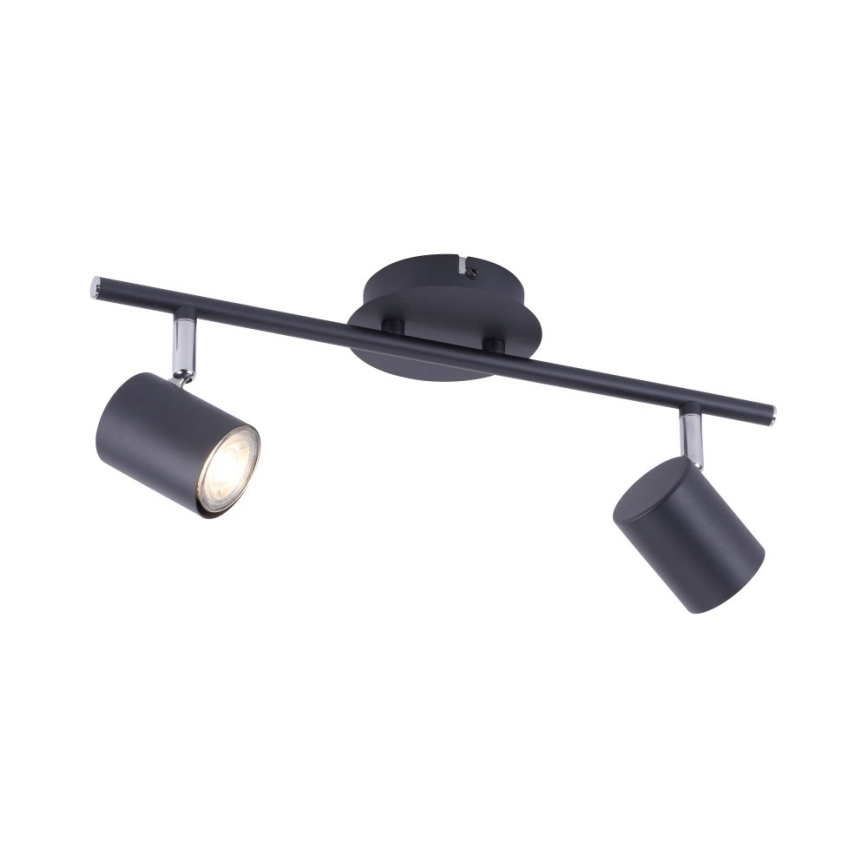 Leuchten Direkt 11942-13 - LED Spotlight TARIK 2xGU10/5W/230V anthracite