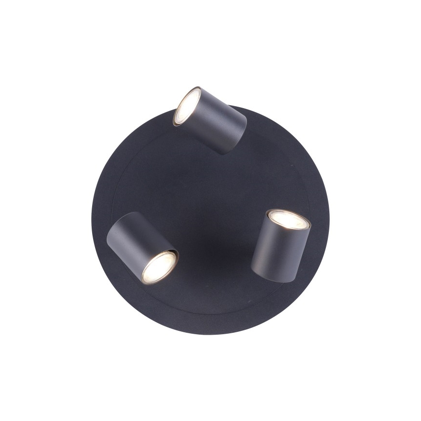 Leuchten Direkt 11943-13 - LED Spotlight TARIK 3xGU10/5W/230V anthracite