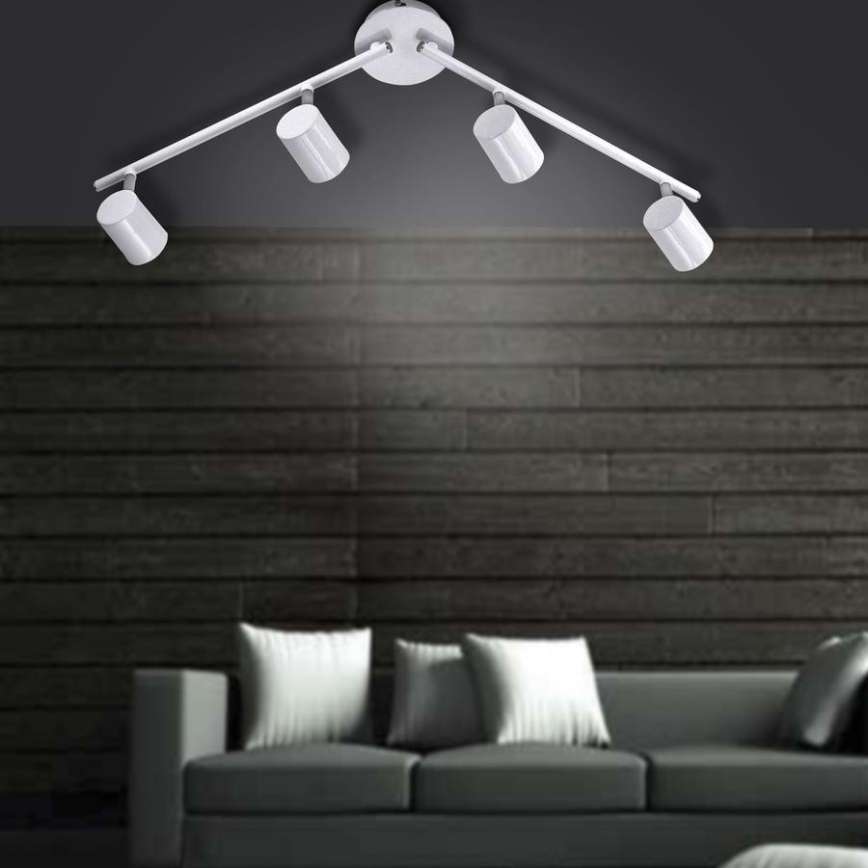 Leuchten Direkt 11944-16 - LED Spotlight TARIK 4xGU10/5W/230V white