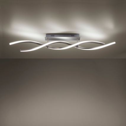 Leuchten Direkt 11993-55 - LED RGB Dimmable surface-mounted chandelier SWING 2xLED/8,5W/230V 2700-5000K + remote control