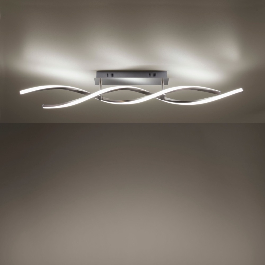 Leuchten Direkt 11993-55 - LED RGB Dimmable surface-mounted chandelier SWING 2xLED/8,5W/230V 2700-5000K + remote control
