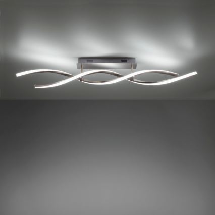 Leuchten Direkt 11993-55 - LED RGB Dimmable surface-mounted chandelier SWING 2xLED/8,5W/230V 2700-5000K + remote control