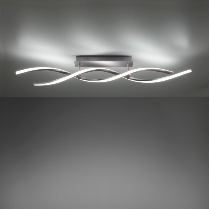Leuchten Direkt 11993-55 - LED RGB Dimmable surface-mounted chandelier SWING 2xLED/8,5W/230V 2700-5000K + remote control