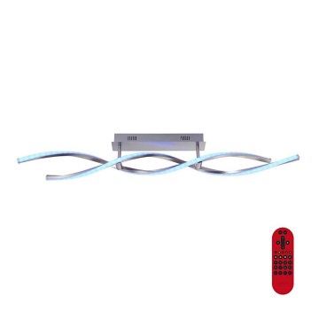 Leuchten Direkt 11993-55 - LED RGB Dimmable surface-mounted chandelier SWING 2xLED/8,5W/230V 2700-5000K + remote control