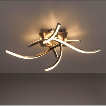 Leuchten Direkt 11995-55 - LED RGB Dimmable surface-mounted chandelier SWING LED/24,4W/230V 2700-5000K + remote control
