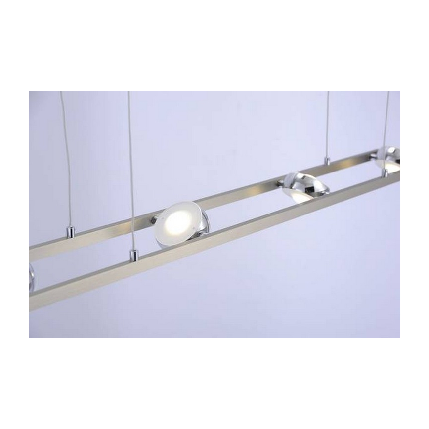 Leuchten Direkt 12470-55 - LED RGB Dimmable chandelier on a string OPTI 8xLED/3W/230V + remote control