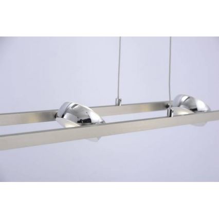 Leuchten Direkt 12470-55 - LED RGB Dimmable chandelier on a string OPTI 8xLED/3W/230V + remote control