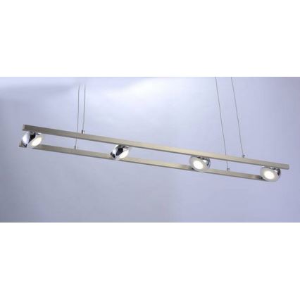 Leuchten Direkt 12470-55 - LED RGB Dimmable chandelier on a string OPTI 8xLED/3W/230V + remote control