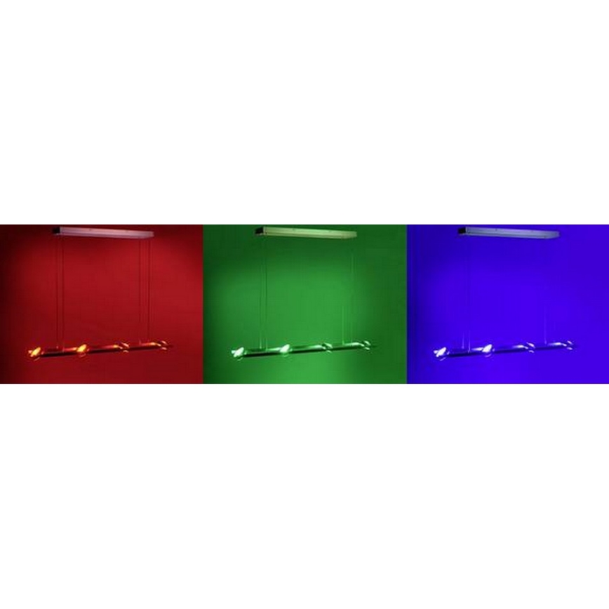 Leuchten Direkt 12470-55 - LED RGB Dimmable chandelier on a string OPTI 8xLED/3W/230V + remote control
