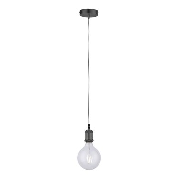 Leuchten Direkt 13570-18 - Chandelier on a string DIY 1xE27/60W/230V black