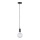 Leuchten Direkt 13570-18 - Chandelier on a string DIY 1xE27/60W/230V black