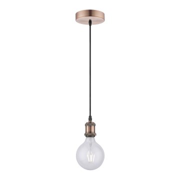 Leuchten Direkt 13570-20 - Chandelier on a string DIY 1xE27/60W/230V copper