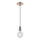 Leuchten Direkt 13570-20 - Chandelier on a string DIY 1xE27/60W/230V copper