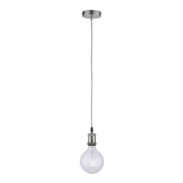 Leuchten Direkt 13570-55 - Chandelier on a string DIY 1xE27/60W/230V matte chrome
