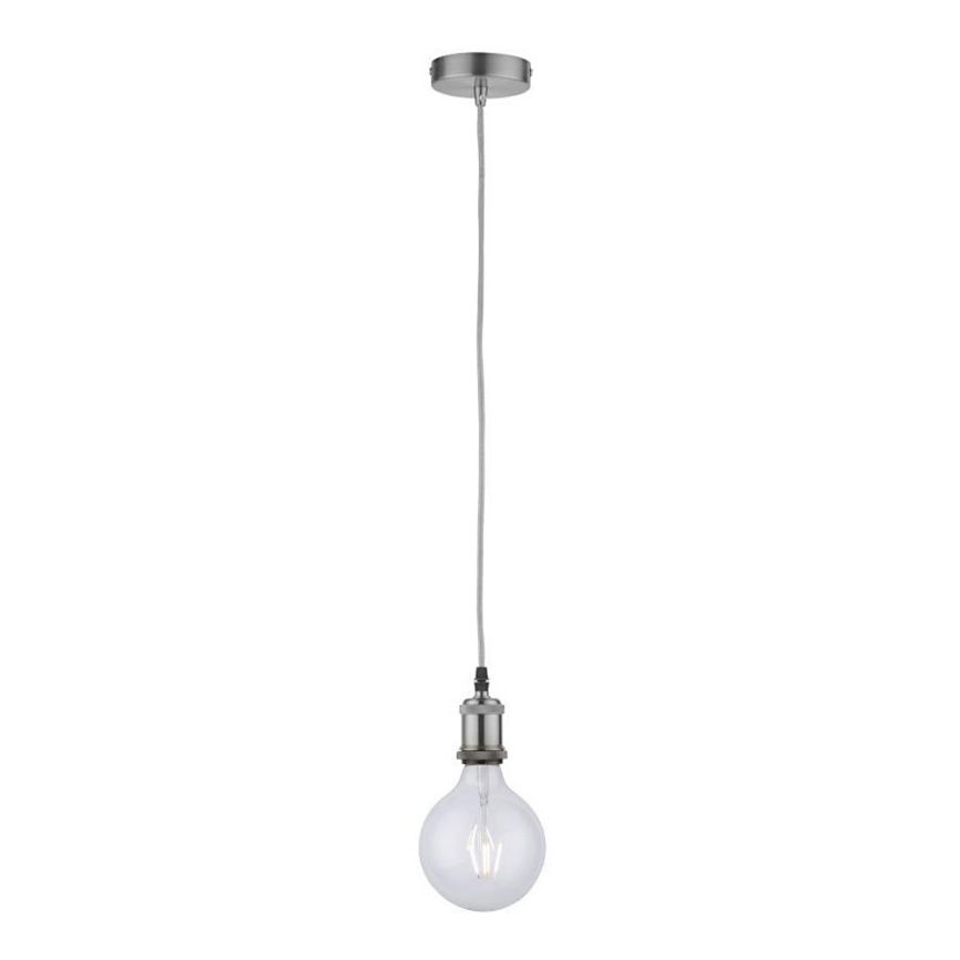 Leuchten Direkt 13570-55 - Chandelier on a string DIY 1xE27/60W/230V matte chrome