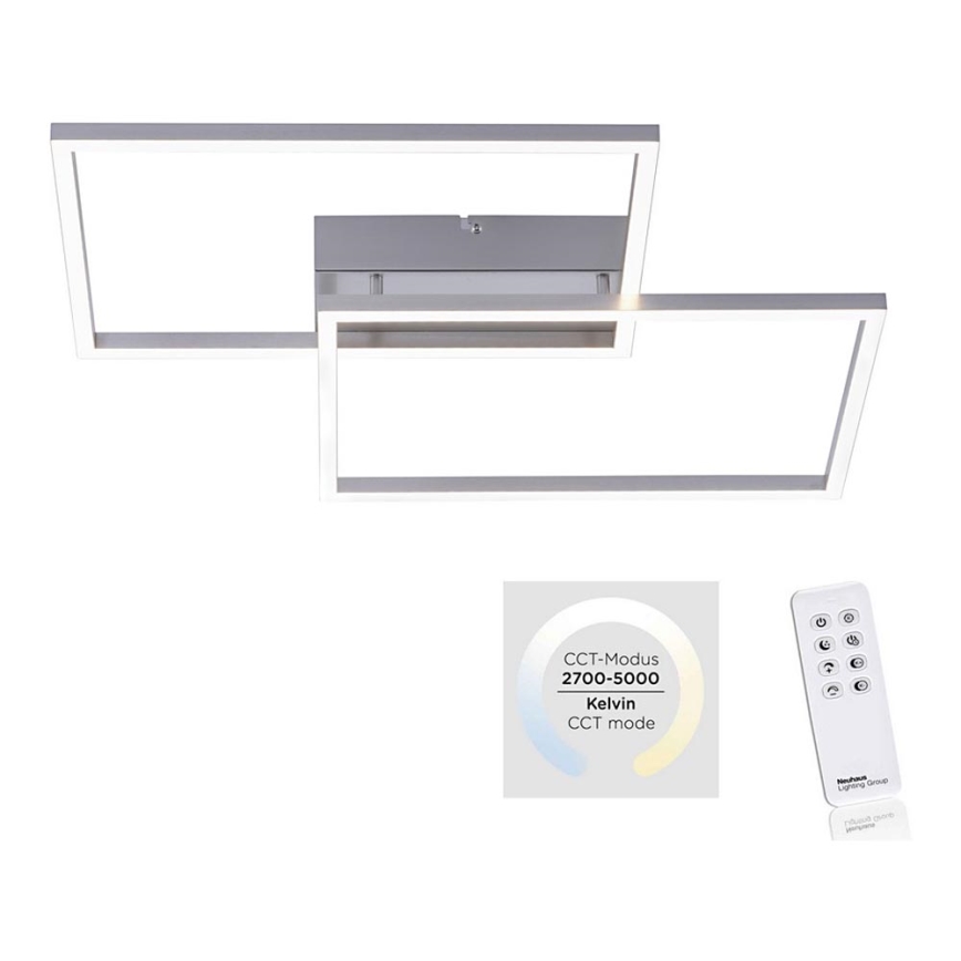 Leuchten Direkt 14017-55 - LED Dimming ceiling light  IVEN 2xLED/20W/230V + remote control