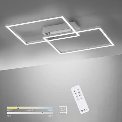 Leuchten Direkt 14018-55 - LED Dimmable surface-mounted chandelier IVEN 2xLED/15W/230V + remote control